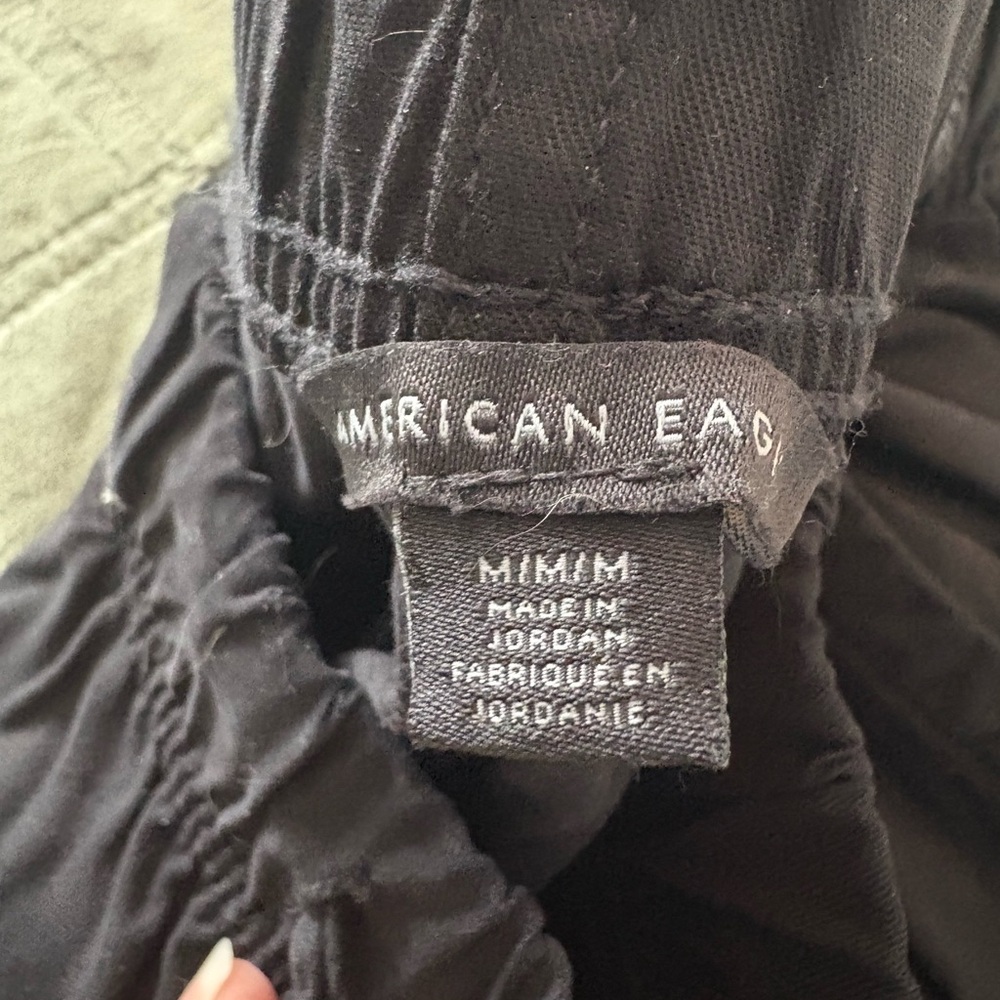 American Eagle Outfitters Women's Black Wide Leg Pants - Picture 4 of 4